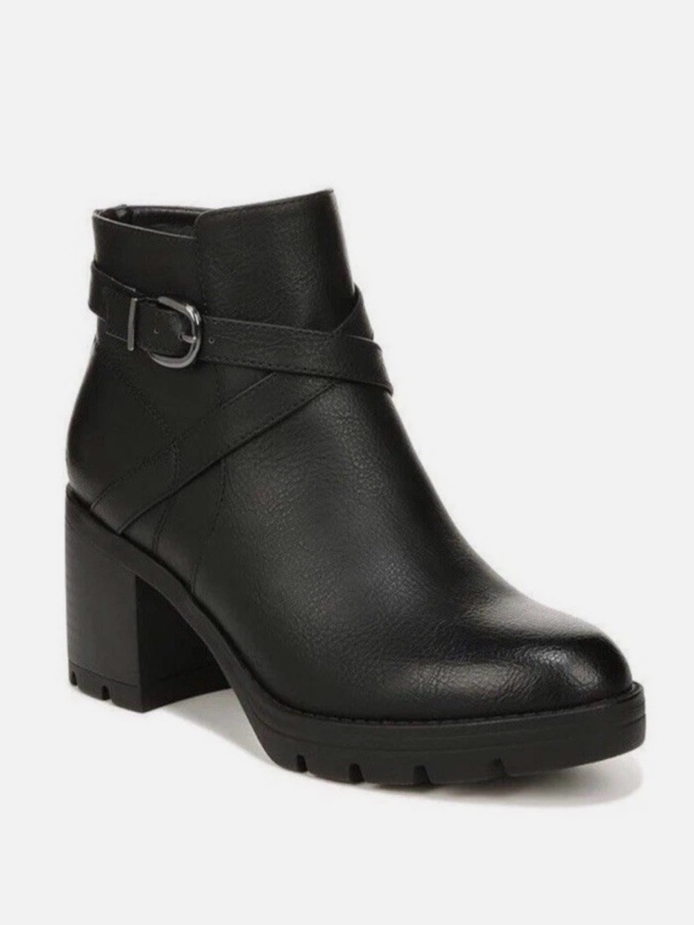Naturalizer Madalynn Boots Women’s Size 10 Black Block Heel Ankle Bootie